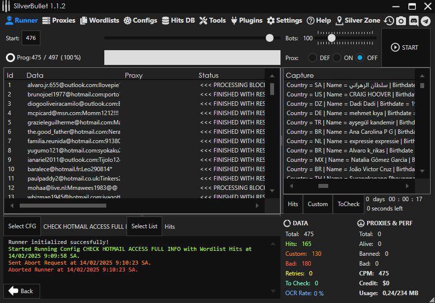 CHECK HOTMAIL ACCESS FULL INFO