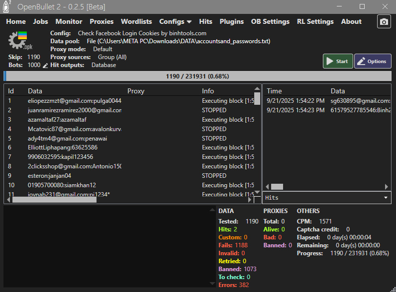 Check Facebook Login Cookies